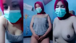 ABG Jilbab Merah Tembus Pandang Mendesah Video by YouPorn