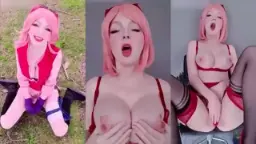 Bokep Mikomin Cosplay Sakura Masturbate Video by PornOne