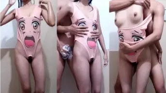 Dientot Tetangga Saat Mandi Suami Pergi Video by simontok